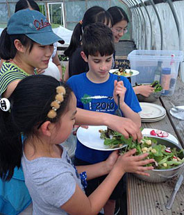 Students at Agrarian Adventure